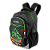 Mochila de Costas Sestini Minecraft Y Icons Preto e Verde - Imagem 3