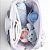 Mochila de Maternidade Just Baby Bunny Cinza - Imagem 3