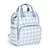 Mochila de Maternidade Just Baby Multifuncional Vichy Azul - Imagem 1