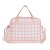 Bolsa de Maternidade Grande Just Baby Vichy Rosa - Imagem 2