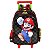 Mochila de Rodinhas Luxcel Com Alça Mario Bros Preto - Imagem 1