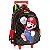 Mochila de Rodinhas Luxcel Com Alça Mario Bros Preto - Imagem 2