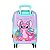 Mala de Bordo Luxcel Kids Stitch e Angel Rosa e Verde Água - Imagem 5