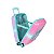 Mala de Bordo Luxcel Kids Stitch e Angel Rosa e Verde Água - Imagem 6