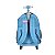 Mochila de Rodinhas Com Alça Luxcel Stitch Pelúcia Azul - Imagem 4