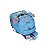 Mochila de Rodinhas Com Alça Luxcel Stitch Pelúcia Azul - Imagem 5