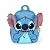 Lancheira Escolar Luxcel Stitch Pelúcia Azul - Imagem 1