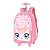 Mochila de Rodinhas Luxcel Com Alça Up4You Pet Cute Rosa - Imagem 3
