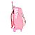 Mochila de Rodinhas Luxcel Com Alça Up4You Pet Cute Rosa - Imagem 4