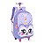 Mochila de Rodinhas Luxcel Com Alça Up4You Pet Cute Roxo - Imagem 2
