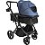 Carrinho de Bebê Kiddo Vox II Melange Azul Marinho - Imagem 8