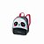 Lancheira de Costas Pack Me Fun Panda Preto - Imagem 1