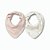 Kit Com 2 Babadores Hug Bandana Jardim Mágico Rosa - Imagem 1