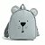 Mochila de Passeio Hug Fun Urso Cinza - Imagem 6