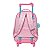 Mochila de Rodinhas Lilica Ripilica Com Alças Charming Rosa - Imagem 3