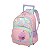 Mochila de Rodinhas Pacific Com Alça Pampili Colors Rosa - Imagem 2