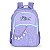 Mochila de Costas Luxcel Stitch Atoalhado Roxo - Imagem 1