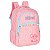 Mochila de Costas Luxcel Stitch Atoalhado Rosa - Imagem 2