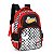 Mochila de Costas Luxcel Hot Wheels Xadrez Vermelho - Imagem 2