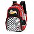 Mochila de Costas Luxcel Hot Wheels Xadrez Vermelho - Imagem 3