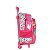 Mochila de Rodinhas Sem Alça Luxcel Up4You Capivara Pink - Imagem 4