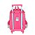 Mochila de Rodinhas Sem Alça Luxcel Up4You Capivara Pink - Imagem 5
