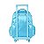 Mochila de Rodinhas Sem Alça Luxcel Ursinhos Carinhosos Azul - Imagem 5