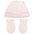 Kit Hug Touca E Luva Hug Encanto Rosa Claro - Imagem 1