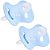 Kit 2 Chupetas Buba Comfort Tam 1 Noturna Elefante Azul - Imagem 3