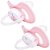 Kit 2 Chupetas Buba Comfort Tam 1 Noturna Elefante Rosa - Imagem 2