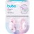 Kit 2 Chupetas Buba Comfort Tam 1 Noturna Elefante Rosa - Imagem 6