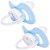 Kit 2 Chupetas Buba Comfort Tam 2 Noturna Elefante Azul - Imagem 2