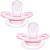 Kit 2 Chupetas Buba Comfort Tam 2 Noturna Elefante Rosa - Imagem 4