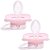 Kit 2 Chupetas Buba Comfort Tam 2 Noturna Elefante Rosa - Imagem 5