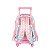 Mochila de Rodinhas Luxcel Com Alça My Melody Rosa - Imagem 5