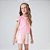 Conjunto Curto Lilica Ripilica Blusa e Short Love Kids Rosa - Imagem 1
