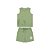 Conjunto Curto Tigor T Tigre Regata e Bermuda Fun Verde - Imagem 1