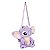 Bolsa Transversal Luxcel Angel Stitch de Pelúcia Roxo - Imagem 2