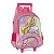 Mochila de Rodinhas Luxcel Com Alça Barbie Cute Rosa - Imagem 2