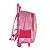 Mochila de Rodinhas Luxcel Com Alça Barbie Cute Rosa - Imagem 4