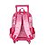 Mochila de Rodinhas Luxcel Com Alça Barbie Cute Rosa - Imagem 5