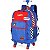 Mochila de Rodinhas Com Alça Luxcel Hot Wheels Racing Azul - Imagem 3