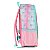 Mochila de Costas Luxcel Stitch Floral Aloha Rosa - Imagem 4