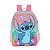 Mochila de Costas Luxcel Stitch Floral Aloha Rosa - Imagem 1