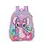 Mochila de Costas Luxcel Stitch Floral Aloha Roxo - Imagem 1