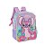 Mochila de Costas Luxcel Stitch Floral Aloha Roxo - Imagem 2