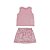 Conjunto Curto Lilica Ripilica Regata Saia New Active Rosa - Imagem 1