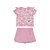 Conjunto Curto Lilica Ripilica Blusa Short Saia Active Rosa - Imagem 1
