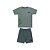 Conjunto Curto Tigor T Tigre Camiseta e Bermuda Fun2 Verde - Imagem 1