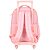 Mochila de Rodinhas Com Alça Luxcel Up4You Gatinha Salmão - Imagem 2